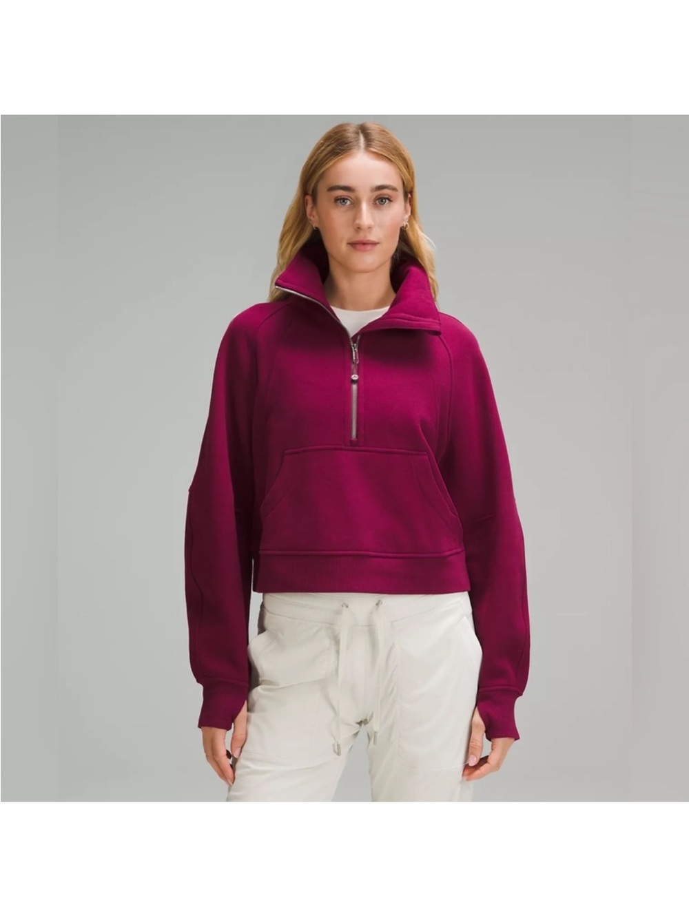 NWT Lululemon Scuba Oversized Funnel Neck (Deep Luxe M/L)
